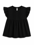 Girls Black Casual Top - Black