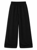 Kids Oversized Black Wide Leg Pants - Black